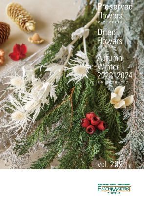 大地農園プリザーブドフラワー、ドライフラワークリスマスと正月カタログ
